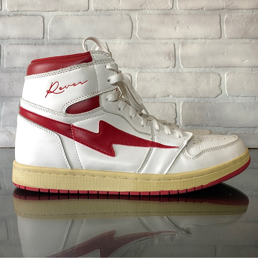Reves Paris Air Kiy ‘85 Hi White / Red Kool Size 11 US